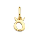 Taurus - Sternzeichen Anhänger - vergoldetes Sterlingsilber
